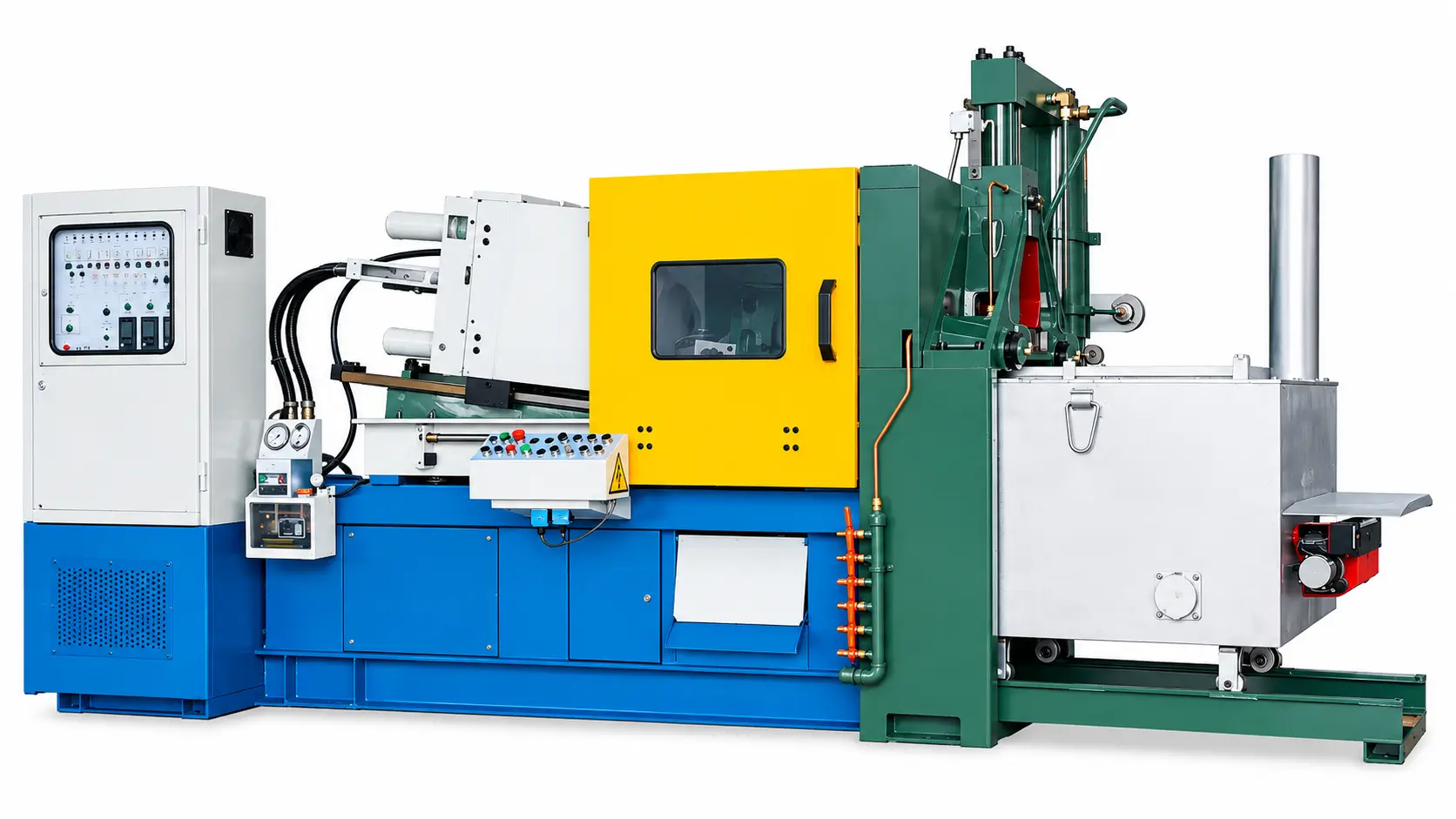 Hot chamber die casting machine manufacturers in India - industrial Zinc Alloys & Aluminum Alloys die casting machine